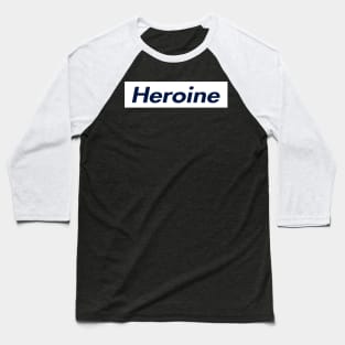 SUPER HEROINE LOGO Baseball T-Shirt